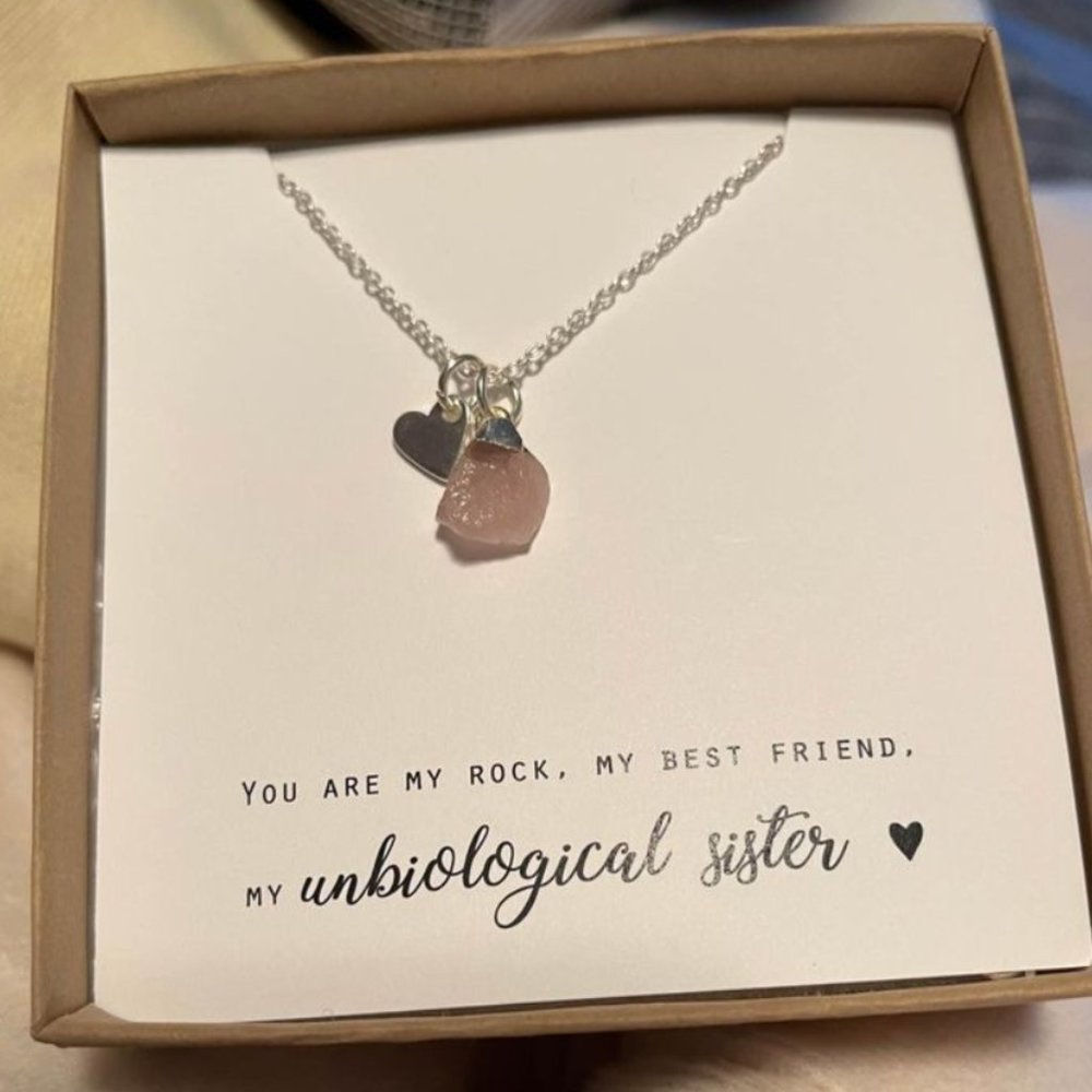NEW Women's "Unbiological Sister" Gift Necklace